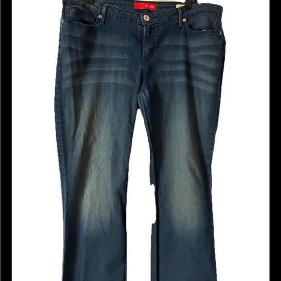 Guess Jeans Men’s 34x32 Blue color, Low Rise Straight Grace Fit, Blue Zipper Up, - Picture 1 of 11